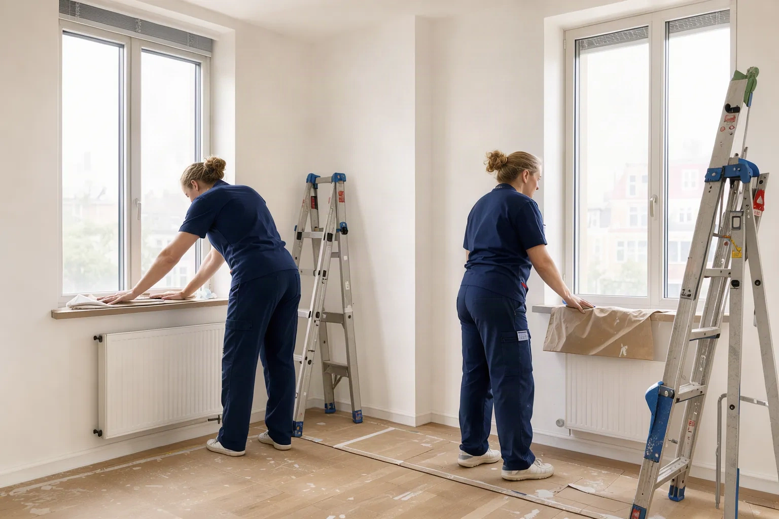 Remise en état d'un appartement après travaux